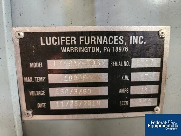 LUCIFER 1800 F FURNACE - LI49AM-T36X