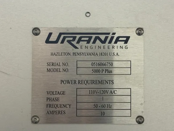 URANIA 5000 P PLUS BAG SEALER - 5000 P PLUS