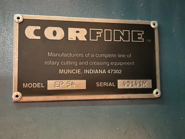 CORFINE Pass Thru Die Cutter, Model Econopress - ECONOPRESS
