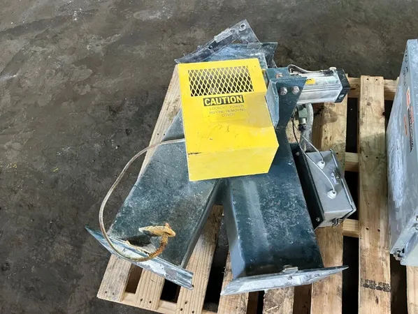 8" Pebco Single Blade Diverter Valve, C/S
