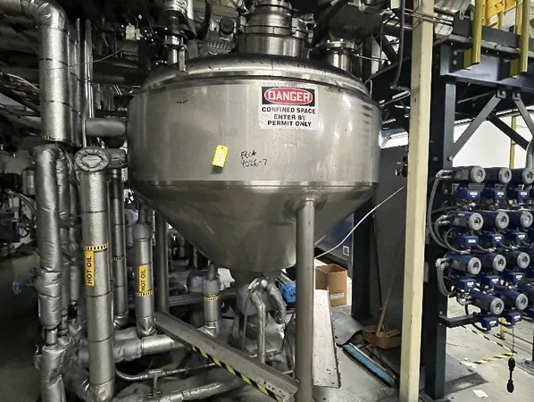 700 Gal SFI Mix Kettle, 316 S/S, 15/150#
