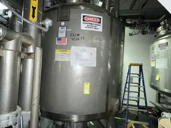 600 Gal SFI Twin Motion Kettle, 304 S/S, 15/150#