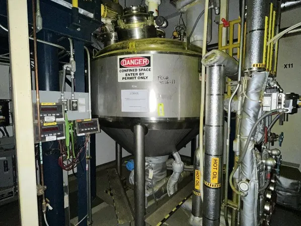 600 Gal SFI Mix Kettle, 304 S/S, 15/150#