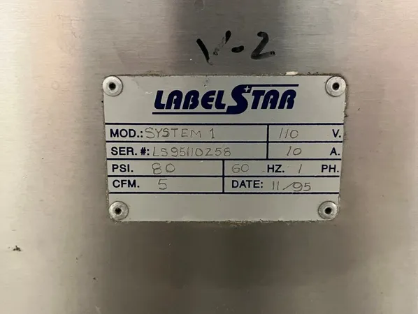 LABELSTAR WRAP AROUND LABELER - SYSTEM 1
