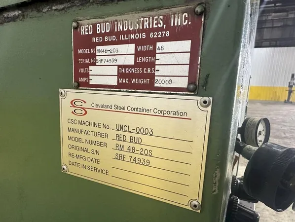 RED BUD 20,000 LBS X 48" COIL REEL UNCOILER & CAR - RM48-20S