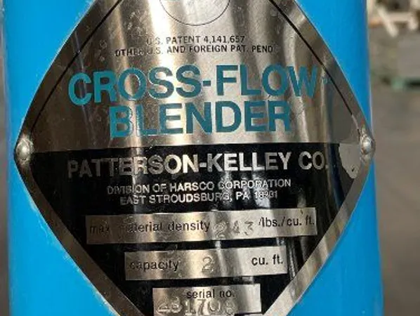 PATTERSON-KELLEY 2 CU FT CROSSFLOW TWIN SHELL BLENDER