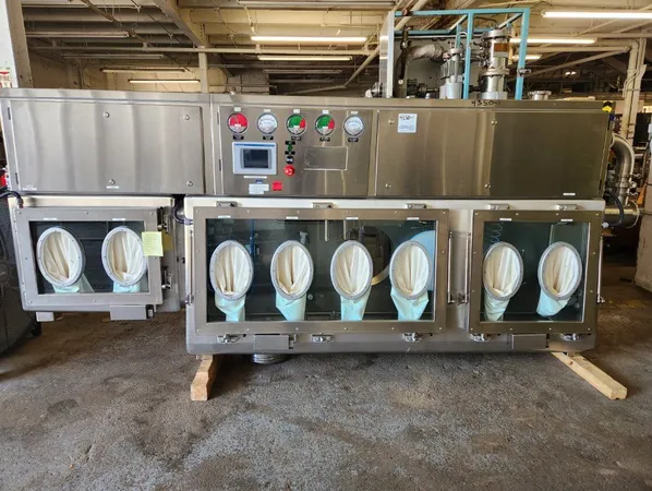 99" Telstar Compounding Isolator, S/S, (6) Glove