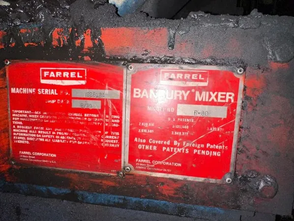 F80 Farrel Banbury Mixer, 400 HP